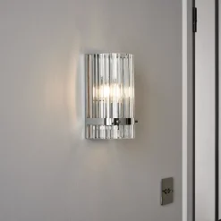 Applique murale Rhyolit E14 IP20 argent