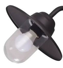 Applique murale Rimouski E27 60W IP44 GoodHome noir