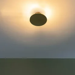 Applique murale ronde dorée intelligente avec 2 Wifi G9 - Pulley