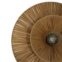 Applique murale ronde intérieur en raphia Bellflower Ø38cm E27 28W GoodHome