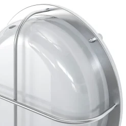 Applique murale ronde Vallen E27 IP44 GoodHome chrome