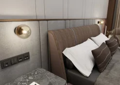 Applique murale ROSSI K1 BL MIODOWY, Emibig Lighting, Fabriqué en EU