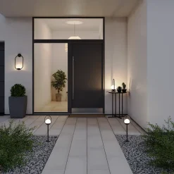 Applique murale Ruble E14 25W IP44 GoodHome noir