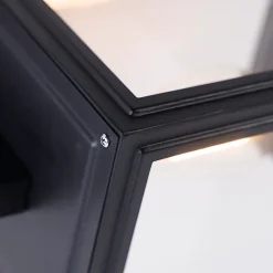 Applique murale rustique noire IP44 - Sutton Up