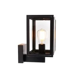 Applique murale rustique noire IP44 - Sutton Up