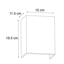 Applique murale rustique beige - Vete