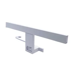 Applique Murale Salle de Bain Blanche 9W IP44 - Blanc Neutre 4000K - 5500K - SILAMP