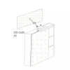 Applique Murale Salle de Bain Blanche 9W IP44 - Blanc Froid 6000K - 8000K - SILAMP