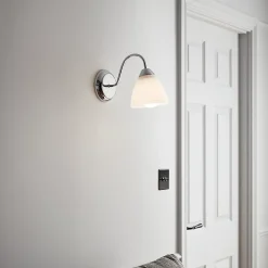 Applique murale Saucats E27 IP20 argent