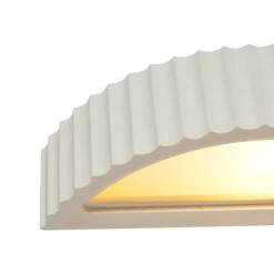 Applique murale scandinave blanche organique - Plaster