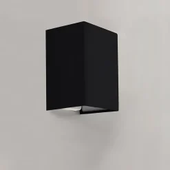 Applique Murale Schwerin Forme Angulaire E27 20 x 16 x 13 cm Noir lux.pro