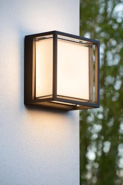 Applique murale SINGA LED en aluminium avec LED intégré - Noir - Lucide