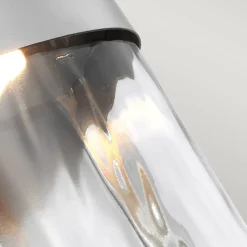 Applique murale small Bennie LED 1 lumière - Acier peint brossé