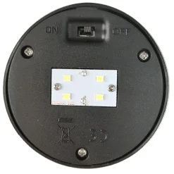 Applique murale solaire à détection Kiana 50lm 0.58W IP44 GoodHome chrome