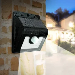 Applique murale solaire avec détecteur de mouvements - 300 lumens