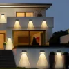 Applique Murale Solaire D'extérieur à LED 3000k Pour Clôture Terrasse Balcon Jardin Escaliers