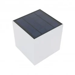 Applique Murale Solaire LED Extérieure en Aluminium Détecteur de Mouvement Éclairage Autonome