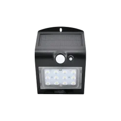 Applique Murale Solaire LED 1.5W IP65 220lm avec Détecteur de Mouvement - Blanc Neutre 4000K - 5500K - SILAMP
