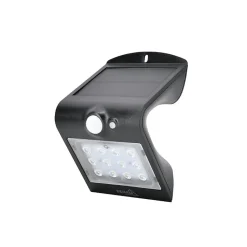 Applique Murale Solaire LED 1.5W IP65 220lm avec Détecteur de Mouvement - Blanc Neutre 4000K - 5500K - SILAMP