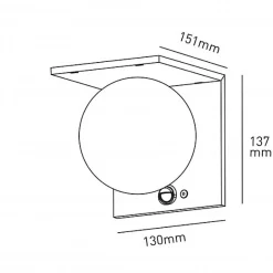 Applique Murale Solaire LED Extérieure Détecteur de Mouvement Éclairage Autonome