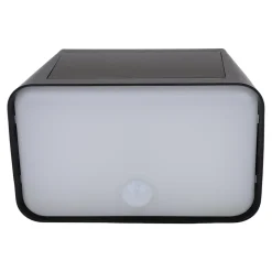 Applique murale solaire LED extérieur noir 900 lm détecteur de mouvement IP54, GoodHome Wendland