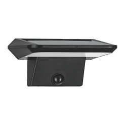 Applique murale solaire Porrassa LED intégrée 800 lms IP44 Eglo noir