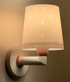 Applique murale Star Light Lumière Étoilée rose