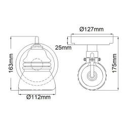 Applique murale Talland 1 lumière