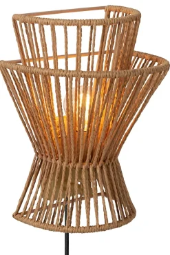 Applique murale TASMAN en papier avec 1xE14 - Naturel - Lucide