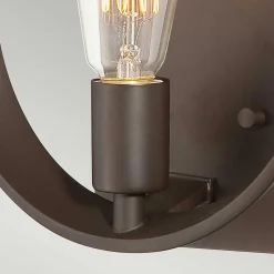 Applique murale Theater Row 1 lumière - Bronze western