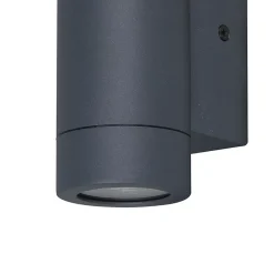 Applique murale Tongoa GU10 25W IP44 Goodhome gris foncé