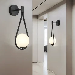 APPLIQUE MURALE TOOLIGHT G093-1W BLACK WHITE BLACK