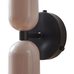 Applique murale Trorlos métal 22 x 12 x 12 cm blanc laiteux lux.pro