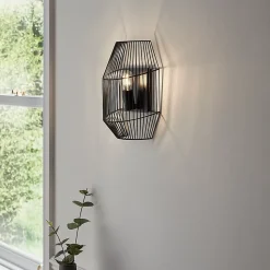 Applique murale Tsolma E14 IP20 noir