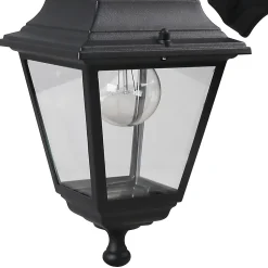 Applique murale Varennes E27 60W IP44 GoodHome noir