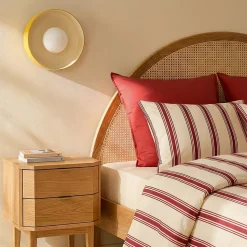 Applique murale verre et métal jaune, rouge G9 5 W Ø25 cm Jumell Yori