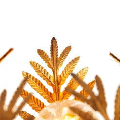 Applique murale vintage dorée 25 cm - Botanica