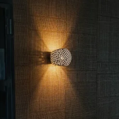 Applique murale vintage en plâtre blanc Globe - Blur