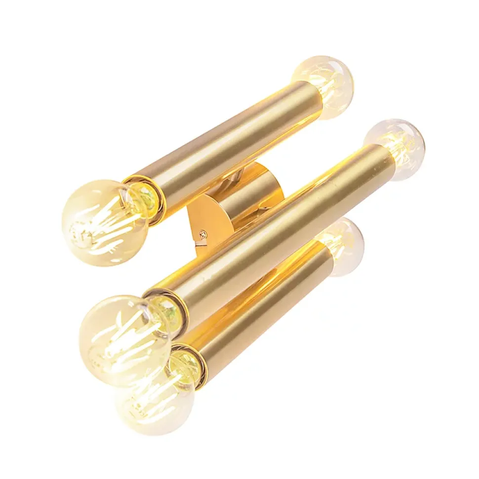 Applique murale vintage or 6 lumières - Tubi