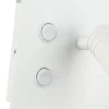 Applique murale 7W spot orientable 3W avec port USB et Type C interrupteurs lumière 2700K spot gauche en métal blanc.