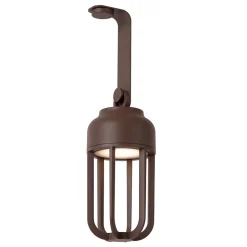 Applique murale WELLS en aluminium avec LED intégré - Rouille - Lucide