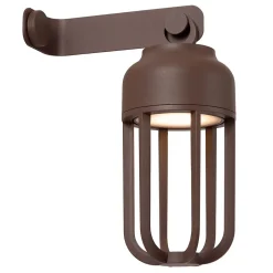 Applique murale WELLS en aluminium avec LED intégré - Rouille - Lucide