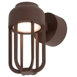 Applique murale WELLS en aluminium avec LED intégré - Rouille - Lucide