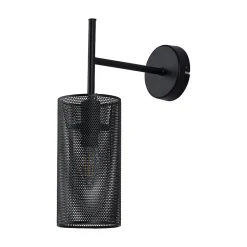 Applique murale 1xE14 23W IP20 - Métal noir
