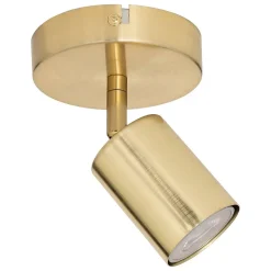 Applique murale/plafonnier Vico doré 10x10cm - Atmosphera