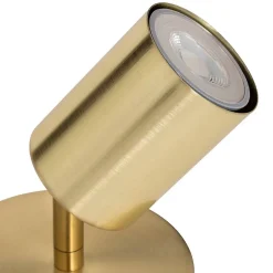 Applique murale/plafonnier Vico doré 10x10cm - Atmosphera