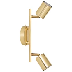 Applique murale/plafonnier Vico doré 25,5x10cm - Atmosphera