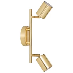 Applique murale/plafonnier Vico doré 25,5x10cm - Atmosphera