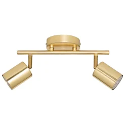 Applique murale/plafonnier Vico doré 25,5x10cm - Atmosphera