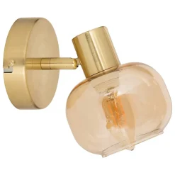 Applique murale/plafonnier Pilia doré 16x10cm - Atmosphera